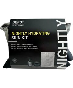 Depot Set Depot: 800 Skin Specifics No. 809, Moisturizing, Night, Cream, For Face, 65 ml + 800 Skin Specifics No. 801, Activated Charcoal, Detoxifying, Cleansing Gel, For Face, 50 ml + 800 Skin Specifics No. 807, Hyaluronic Acid, Nutri-Soothing, Sheet Mas Духи и косметика