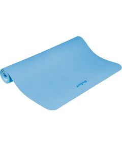 Vingrošanas paklājiņš jogai, pilates, fitnesam, 200x115cm, biezums 1cm, TPE materiāls, zils, REBEL ACTIVE Vingrošanas paklājiņi
