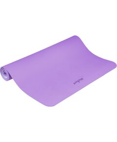Vingrošanas paklājiņš jogai, pilates, fitnesam, 200x115cm, biezums 1cm, TPE materiāls, violets, REBEL ACTIVE Vingrošanas paklājiņi
