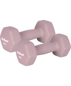 HEX 2x4kg neoprēna čuguna hanteles, REBEL ACTIVE Гантели и наборы