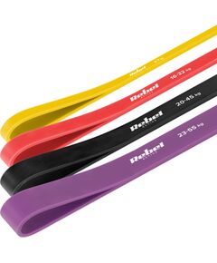 Lateksa vingrošanas jostu komplekts - Power Band PLs-2, 4-45 kg, 4 gumy,  REBEL ACTIVE Jaunumi - Sports