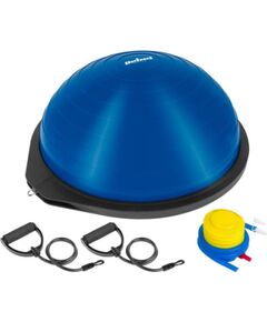 Puslīdzsvara bumba, līdzsvara trenažieris 46 cm + pumpis, REBEL ACTIVE Balansa trenažieri