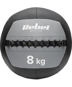 Medicīniskā bumba vingrošanai 8 kg REBEL ACTIVE Pildbumba 