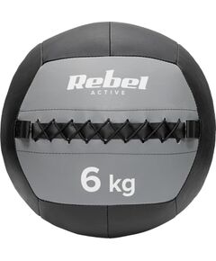 Medicīniskā bumba vingrošanai 6 kg REBEL ACTIVE Pildbumba 