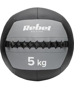 Medicīniskā bumba vingrošanai 5 kg REBEL ACTIVE Pildbumba 