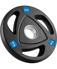 Čuguna olimpisko svaru komplekts ar gumijas pārklājumu 4x5kg, diametrs 51mm , REBEL ACTIVE Hanteles