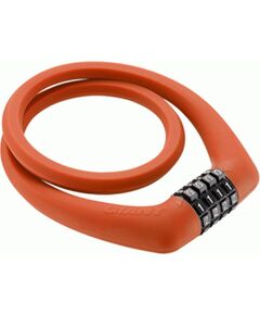 Kabeļu slēdzene GIANT SURELOCK GUMIJAS ORANŽS Citi Velosipēdu piederumi
