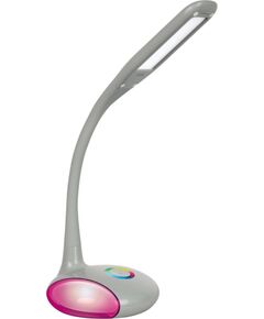 Activejet LED desk lamp VENUS GREY with RGB base Biroja galda lampas