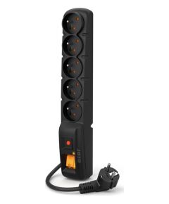 ACAR F5 Black 5 AC outlet(s) 230 V 3 m Strāvas pagarinātāji