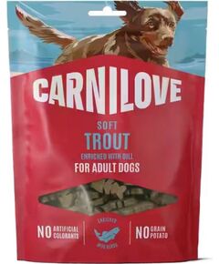 CARNILOVE Dog SOF Snack Trout enriched with Dill 200 g Suņu barība