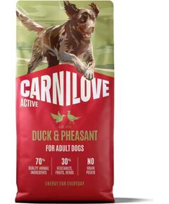 CARNILOVE ACTIVE Dog Dry Made with Duck &  Pheasant for Adult All Breeds 12 kg Suņu barība