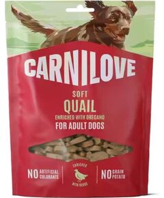 CARNILOVE Dog SOFT  Snack Quail enriched with Oregano 200 g Suņu barība