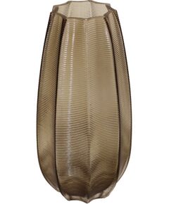 Vāze stikla 13x29cm, dūmakaini brūna Interjera un Dizaina priekšmeti