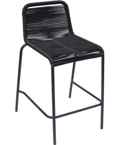 Krēsls atpūtas 55x51x85 melns Dārza krēsli