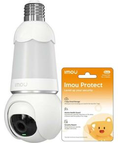 IP kamera Imou spuldzes kamera Bulb Cam ar Imou Protect mākoņkrātuvi uz gadu Video novērošanas kameras