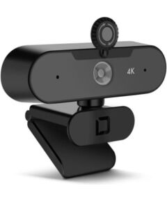 Dicota Webkamera Pro Plus 4K Black Video novērošanas kameras