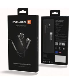 Evelatus   Crystal Clear Audio headphones with Type-C with microphone CCA-TC-BL Black Наушники