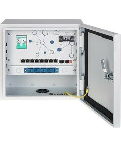 Delta Trade ĀRĒJAIS SADALĪJUMA PUNKTS KAMERĀM EXPERT-POE/OTD-8G2GSFP 8 PoE + 2 x SFP Videoreģistrātori NVR