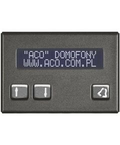 ACO ACO CDN-230E ST Elektroniczny spis lokatorów stal  Видео Домофоны
