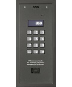 ACO ACO CDNP7ACC ST CENTRALA DOMOFONOWA grzałka LCD. RFID MASTER  Видео Домофоны