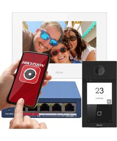 Hikvision Zestaw wideodomofonowy IP Hilook IP-VIS-Pro-W  Video Domofoni