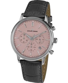 Pulkstenis JACQUES LEMANS vīriešu 1-209F (39MM) Jaunumi - Audio-Video