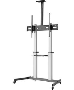MANHATTAN Aluminium Multimedia TV-Ständer auf Rollen 60-100" (Speditionsversand) TV un monitoru stiprinājumi, kronšteini