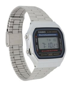 CASIO A168WA Unisex pulkstenis digitālais ar nerūsējošā tērauda siksniņu, silver Jaunumi - Audio-Video