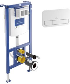 Villeroy & Boch iebūvējamais rāmis podam ViConnect, 525x135 mm, h=1120 mm, ar baltu taustiņu 200S Iebūvējamie rāmji