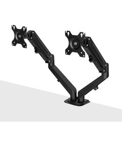 LINDY Dual Mount Desktop Gasfederarm - Black Крепления для телевизоров