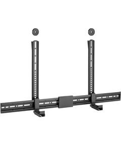 Equip Uni. Soundbar-Wandhalt.     800x400mm     15Kg Black lite Retail TV un monitoru stiprinājumi, kronšteini