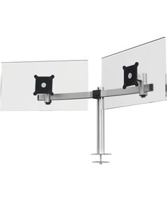 DURABLE Monitorhalterung PRO 2 Mon. Tischdurchführung silber Крепления для телевизоров