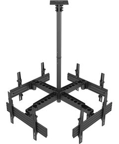 Equip Deckenhalterung 32"-65"/4TFT  30Kg Quad-Screen      sw lite Retail (Speditionsversand) TV un monitoru stiprinājumi, kronšteini