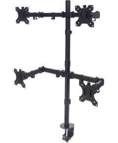 MANHATTAN Monitorarm für 4 Displays 13"-32" bis 8kg pro Disp TV un monitoru stiprinājumi, kronšteini