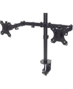 MANHATTAN Monitorarm für 2 Displays 13"-32" bis 8kg pro Disp TV un monitoru stiprinājumi, kronšteini