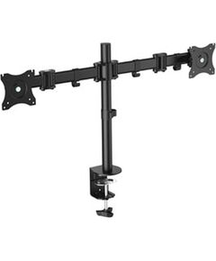 Equip Tischhalterung 13"-27"/2TFT 360° H.verst.  8Kg Black retail TV un monitoru stiprinājumi, kronšteini