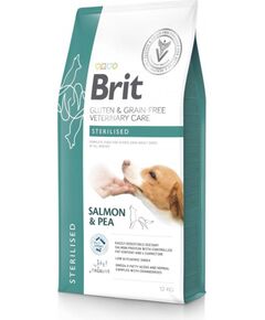 BRIT Grain Free Vet Care Dog Sterilised - dry dog food - 12 kg Suņu barība