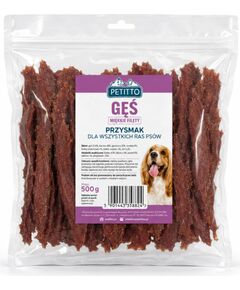 PETITTO - Miękkie filety z Gęsi-  dla psa 500g Suņu barība