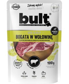 BULT Rich in beef - wet dog food - 100g Suņu barība