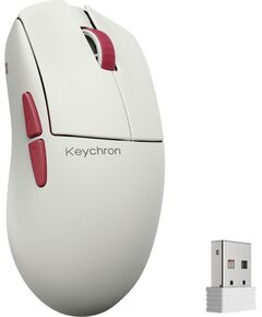 KEYCHRON G4 White Wireless Mouse Peles, ievadierīces
