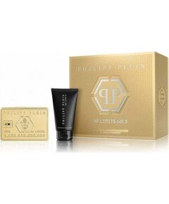 Philipp Plein Set No Limits Gold Eau De Parfum 50 ml + No Limits Gold Shower Gel 75 ml Smaržas - NESAKĀRTOTS