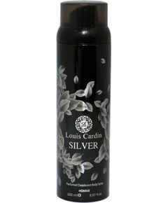 Louis Cardin Silver Deodorant Spray For Men 200 ml Мужская парфюмерия