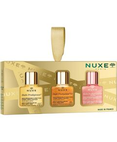 Nuxe NUXE Huile Prodigieuse daugiafunkcinių aliejų rinkinys veidui, kūnui ir plaukams, 3 × 10 ml Духи и косметика