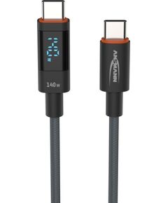 VADS Ansmann USB-C/USB-C Cable 120cm > 140 Watt Power Del.  1700-0176 Jaunumi - Datori