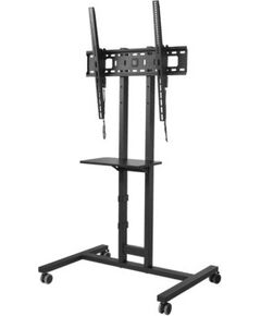 One For All statīvs BM4673 ar riteņiem TV 32"-75", 50kg, pagriežams 90°, slīpums 10°, VESA600x600 TV un monitoru stiprinājumi, kronšteini