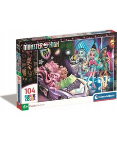 Clementoni CLE puzzle 104 SuperKolor Monster High 25783 (8005125257836) Пазлы
