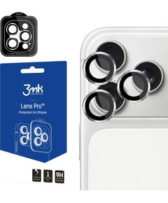 Защитное стекло камеры 3mk Lens Pro Apple iPhone 18 Pro/18 Pro Max серебряное Защитная пленка для экрана