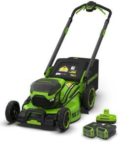 Akumulatora zāles pļāvēja pašgājējs Greenworks LM5104SA38Ah; 40 V; 2x5,0 Ah Газонокосилки