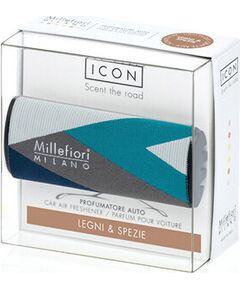 Millefiori Icon Textil Geometric Legni & Spezie - Vůně do auta Telpu aromāti