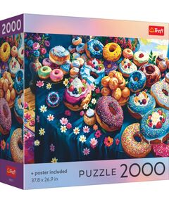 TREFL Puzle ar plakātu Krāsaini virtuļi, 2000 gab. Puzles